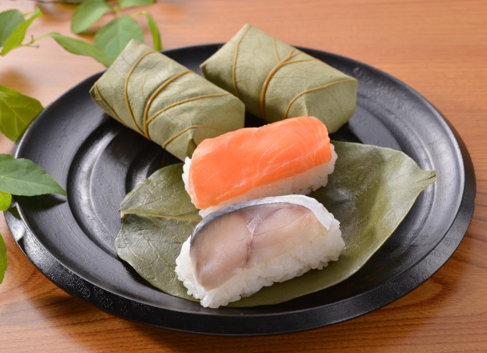 柿の葉寿司 鯖・鮭画像
