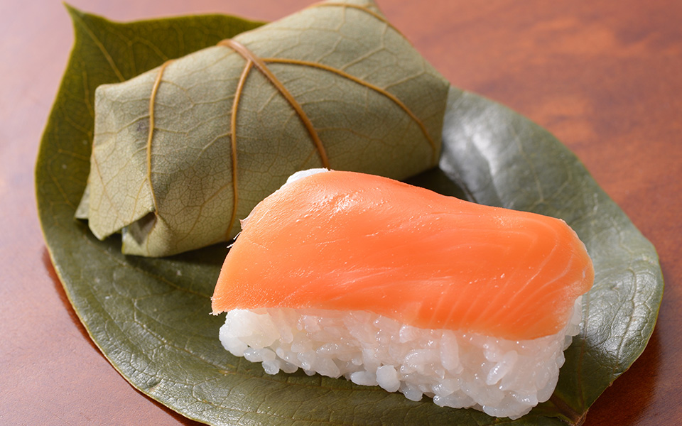Kakinoha-zushi <br>(Salmon)
