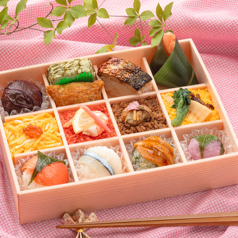 春の寿司弁当イメージ