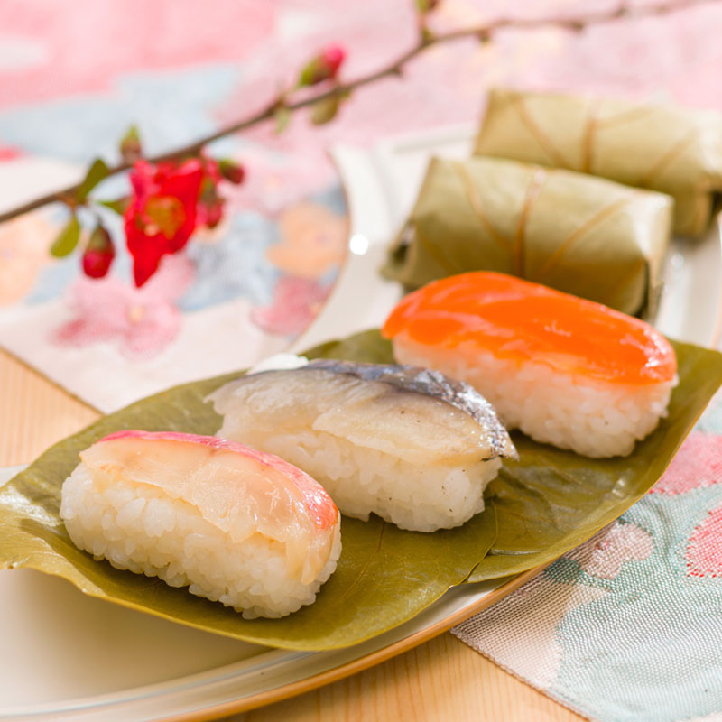 春の柿の葉寿司イメージ